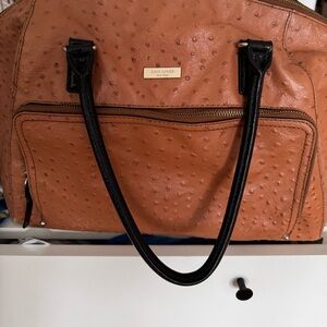 Kate Spade Tan Leather Tote Bag